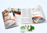 tri fold brochure two fold brochure design